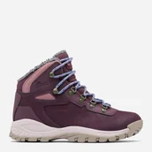 Botki damskie - Zimowe trzewiki damskie skórzane Columbia Newton Ridge WP Omni-Heat II 2100221607 39 (8US) Bordowe (195981622294). Buty za kostkę damskie - miniaturka - grafika 1