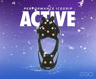Skarpetki dla dzieci - 2GO Performance Icegrip Active Spike buty do biegania, antypoślizgowe kolce, pazury do butów, raki, kolce śniegowe, łańcuchy śniegowe do butów, optymalna przyczepność na lodzie i śniegu, rozm. L - miniaturka - grafika 1