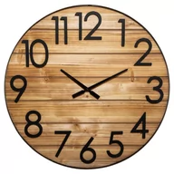 Zegary - Zegar ścienny drewniany Abby, jodła, Ø 70 cm - miniaturka - grafika 1