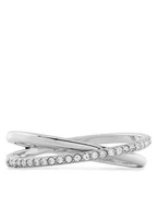 Pierścionki - Fossil Pierścionek JF04078040 Srebrny - miniaturka - grafika 1