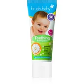 Pasty do zębów - BrushBaby BrushBaby Pasta na ząbkowanie (0-2 lat) 50 ml - miniaturka - grafika 1