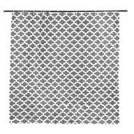 Zasłony prysznicowe - Zasłonka prysznicowa Morocco 180 x 180 biało-szara - miniaturka - grafika 1