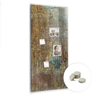 Tablice i flipcharty - Magnetyczny Organizer na Ścianę 120x60 cm - Rdza na żelazie - miniaturka - grafika 1