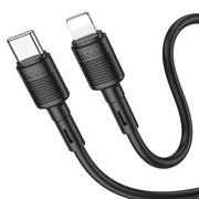 Kable USB - Hoco Kabel USB-C do Lightning 8-pin Power Delivery PD20W Victory X83 1m czarny - miniaturka - grafika 1