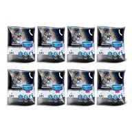 Żwirek dla kotów - Żwirek Silikonowy bezpyłowy dla kota 8 x 3,8L HILTON - miniaturka - grafika 1