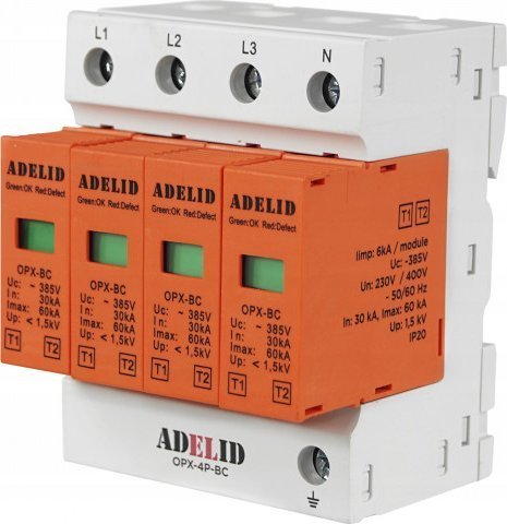 Legrand Ogranicznik przepięć 3-faz T1 T2 60kA