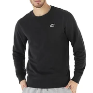 Bluzy sportowe męskie - Bluza New Balance MT23601BK - czarna - miniaturka - grafika 1