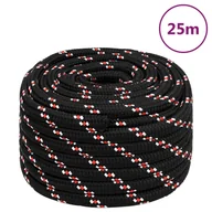 Żeglarstwo - Linka żeglarska, czarna, 20 mm, 25 m, polipropylen - miniaturka - grafika 1