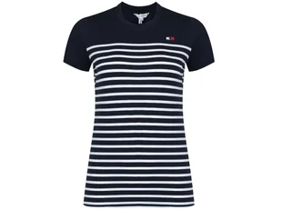 Tommy Hilfiger - DAMSKI T-SHIRT KOSZULKA TH10065-004-M - Bluzki damskie - miniaturka - grafika 1