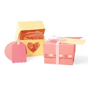 Etykiety do drukarek - Sizzix Thinlits Plus zestaw 10 szt. 663853, pudełko i etykiety od Jenna Rushforth, wielokolorowe, jeden rozmiar - miniaturka - grafika 1