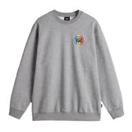 Bluzy męskie - Bluza Męska VANS Retro CO Crew Cement Heather VN000M2202F1 M - miniaturka - grafika 1