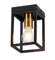 Lampy sufitowe - Cage - plafon 1 płomienny czarny. 1xE27 max 40W. 638701-02 - miniaturka - grafika 1