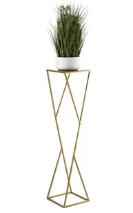 Kwietnik nowoczesny LOFT złote 100 cm - Kwietniki - miniaturka - grafika 1
