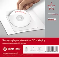 Pudełka i akcesoria na płyty CD - Panta Plast Kieszeń samoprzylepna na CD 290111 - miniaturka - grafika 1