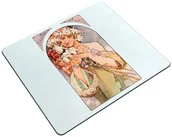 Podkładki pod mysz - Podkładka Kwiat Alfons Mucha 24x19cm - miniaturka - grafika 1