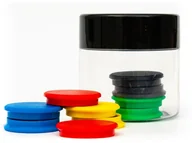 Magnesy - Magnesy do tablic okrągłe Strong 30mm mix kolorów - miniaturka - grafika 1