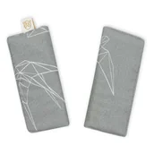 Akcesoria do wózków - Ochraniacze bambusowe na pasy - Jaskółki - miniaturka - grafika 1