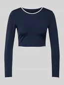 Stroje kąpielowe - Top bikini z długim rękawem - miniaturka - grafika 1