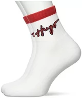 Skarpetki męskie - HUGO Męskie krótkie skarpety, White100, 39-42 EU - miniaturka - grafika 1