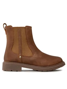 Clarks Botki Astrol Orin K 261541676 Brązowy - Buty dla chłopców - miniaturka - grafika 1