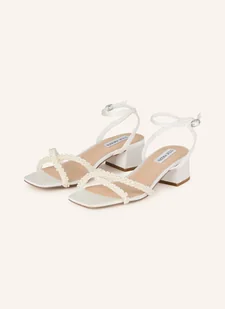 Steve Madden Sandały Na Obcasie Gabby Z Ozdobnymi Kamykami weiss - Sandały damskie - miniaturka - grafika 1