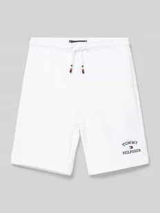 Szorty z dzianiny dresowej z nadrukiem z logo - Spodnie i spodenki dla chłopców - miniaturka - grafika 1