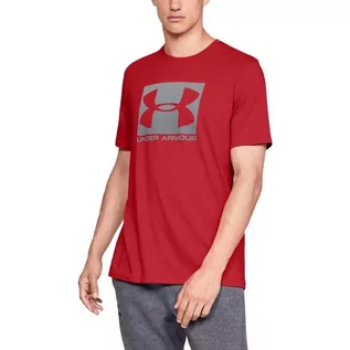 Koszulki męskie - Under Armour, Koszulka męska, BOXED SPORTSTYLE SS 1329581-600, czerwony, rozmiar L - grafika 1