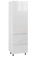 Meble kuchenne - Rimini Słupek Ds2-60-197_Modernbox Prawy Biały Połysk - miniaturka - grafika 1