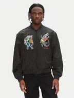 Kurtki męskie - Volcom Kurtka bomber Bob Mollema A1612500 Czarny Boxy Fit - miniaturka - grafika 1