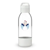 Akcesoria i części AGD - Pushair Butelka Do Saturatora Dafi Z Uchwytem 0,5 Piaskowa Kwiaty - miniaturka - grafika 1