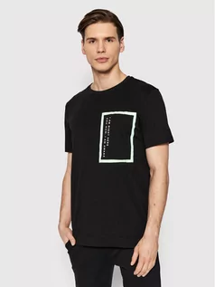Koszulki męskie - Outhorn T-Shirt TSM604 Czarny Regular Fit - grafika 1