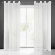 Firany - Eurofirany Firana Rebecca kremowa 135 cm x 250 cm - miniaturka - grafika 1