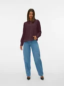 Bluzki damskie - Vero Moda Bluzka w kolorze brązowym - miniaturka - grafika 1