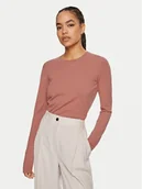 Swetry damskie - Calvin Klein Sweter K20K207681 Pomarańczowy Regular Fit - miniaturka - grafika 1