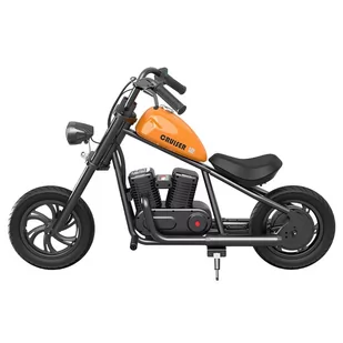 Motocykl Elektryczny dla Dzieci Hyper GOGO Cruiser 12, Opony 12 Cali, Silnik 160W, Bateria 21,9V 5,2Ah - Pomarańczowy - Motocykle - miniaturka - grafika 2