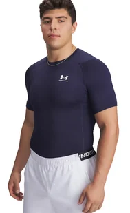 Koszulka męska UNDER ARMOUR granatowa HeatGear® - Koszulki męskie Koszulka męska UNDER ARMOUR granatowa HeatGear® - Koszulki męskie - miniaturka - grafika 1