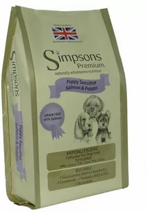 Simpsons Premium Sensitive Puppy Salmon&Potato 12 kg - Sucha karma dla psów - miniaturka - grafika 1