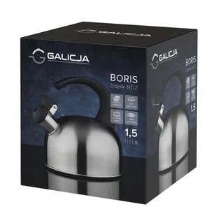 Czajnik nierdzewny BORIS 1,5 l - Czajniki na gaz - miniaturka - grafika 1