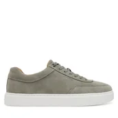 Sneakersy męskie - Sneakersy Calvin Klein Clean Cup Low Laceup Oxf Su HM0HM01880 Zielony - miniaturka - grafika 1