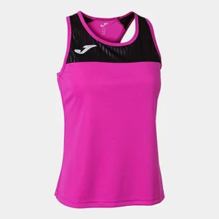 Koszulki i topy damskie - Joma Damska koszulka na ramiączkach Montreal, Neonowy różowy, czarny, M - grafika 1