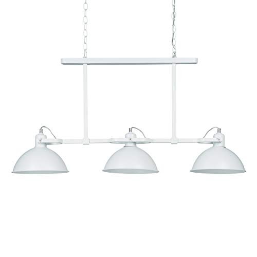 Relaxdays lampa wisząca wykonana z matowego metalu wys. x szer. x głęb.): ok. 94 x 94 x 23 cm lampa wisząca lampa 3-punktowa z wielopunktowym abażurów do jadalni Modernizm 10020471_49
