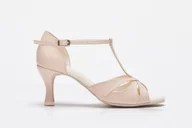 Czółenka - Obuwie Sensatiano taneczne ślubne brzoskwiniowy (nude) 36/F VSW003-36F - miniaturka - grafika 1