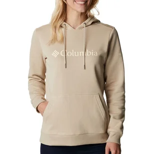 Bluza Columbia Logo Hoodie 1895751271 - beżowa - Bluzy damskie - miniaturka - grafika 1