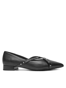 KARL LAGERFELD Baleriny Kerrie KL40155 Czarny - Baleriny - miniaturka - grafika 1