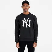 Bluzy męskie - Bluza New Era MLB Logo New York Yankees Crewneck Czarna - 11863705-XL - miniaturka - grafika 1