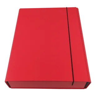Ziemia Obiecana Teczka box z gumką czerwona - Teczki i skoroszyty - miniaturka - grafika 2