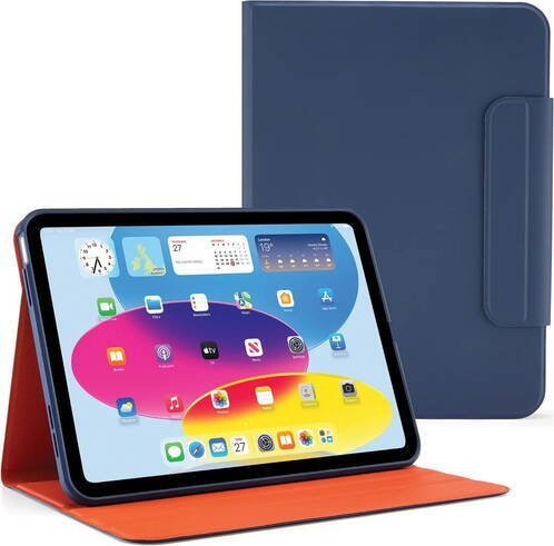Pipetto Origami No5 Rotating Folio Case, dark Blue - iPad A16 / iPad 2022