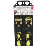 Akcesoria motoryzacyjne - Pasy z grzechotką+hak HD 2 sztuki TÜV-GS 4Car - miniaturka - grafika 1