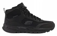 Buty sportowe męskie - Buty męskie Skechers Escape Plan 2.0 51705-BBK wysokie czarne 45,5 - miniaturka - grafika 1