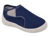 Buty dla chłopców - Kapcie dziecięce chłopięce do przedszkola domowe na rzepy Befado 536P006-22 - miniaturka - grafika 1